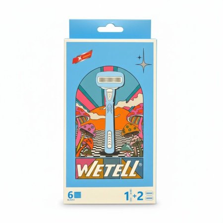 بوكس 24 حبه من شفرات WETELL.